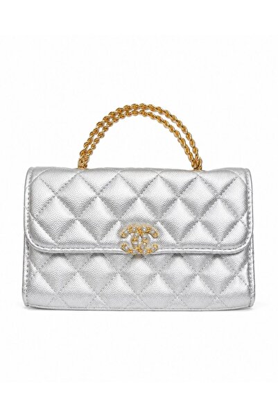silora Luxury Handbag with Classic Design and Grainy Texture