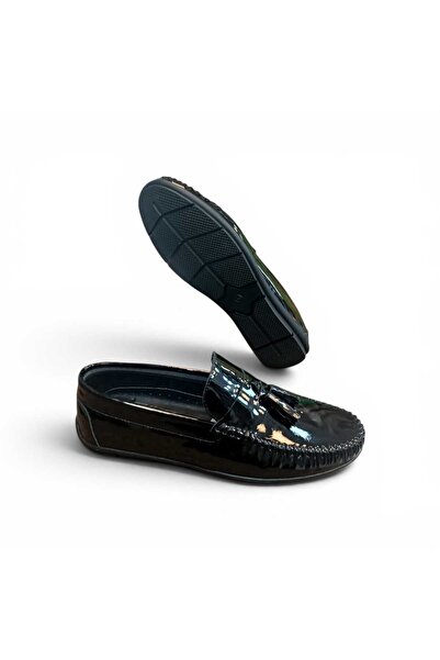 oktay kundura حذاء رجالي صيفي من الجلد من نوع buckle suede ballerina tkn019