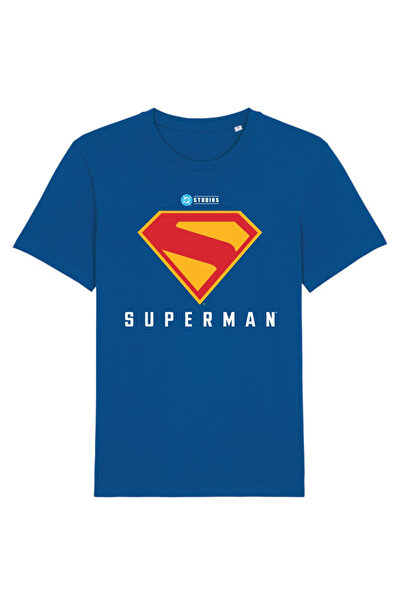 Heroes inc Tricou barbati, Heroes inc, Superman 2025, albastru, 100% bumbac, ...