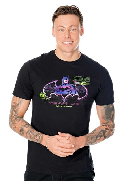 CID Tricou barbati CID, Batman Anime Matrix, negru, de calitate, S INTL