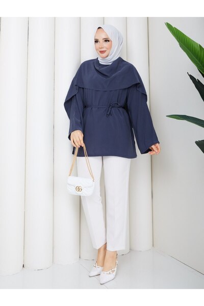 REMA BUTİK Tunic with Cape Detail