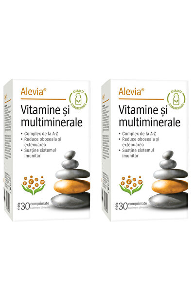 Alevia Pachet Vitamine si Multiminerale 30cpr+30cpr
