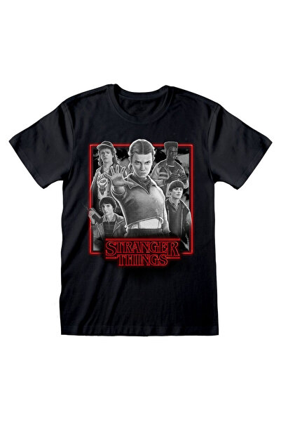 Heroes inc Tricou barbati Stranger Things, negru, L INTL