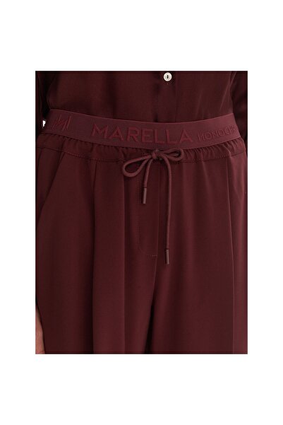 Marella Γυναικεία Υφασμάτινα Παντελόνια 2523136065200 Μπορντό