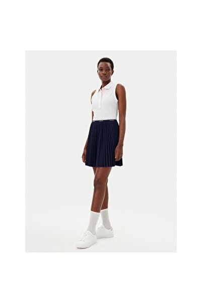 Lacoste Fustă plisată de damă JF1403 Bleumarin