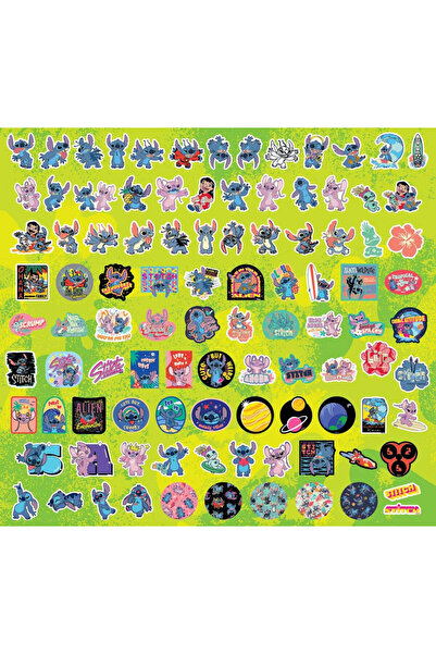 OEM Set stickere Monogram Int. Lilo si Stitch, multicolor, 16.5cm, 100 autoco...