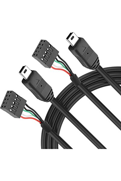 Generic USB 2.0 9Pin 10Pin Header to Mini USB Dupont Cable Adapter,USB 2.0 Mo...