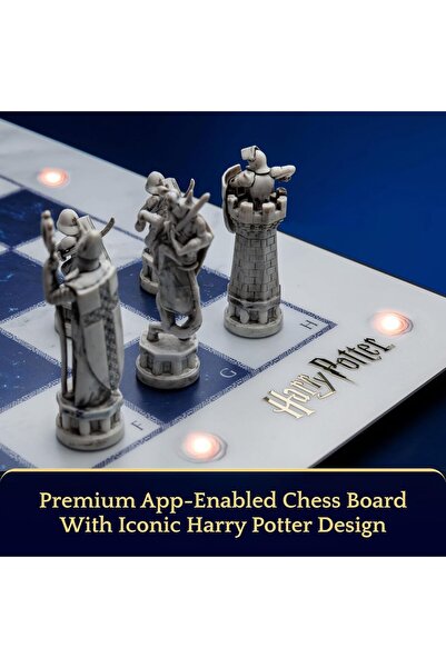 GoCube Harry Potter Electronic Chess Game - GoChess Mini Wizard Luminous Chess Set for Kids & Adults All Levels with Online App. Perfect for Harry Potter Fans