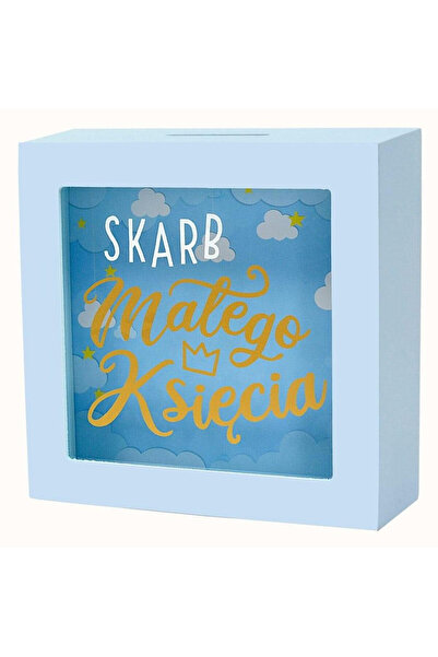 KUKARTKA Pusculita "Micul Print" SKARBBOXY SBB-017 MDF 16x16x5 cm