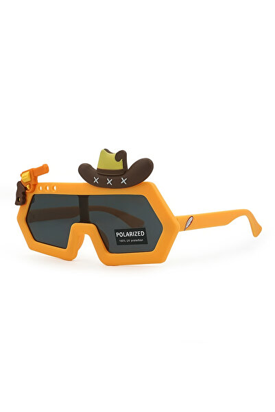 kiddos Εύκαμπτα Cowboy Κίτρινα Παιδικά Γυαλιά Ηλίου, Polarized