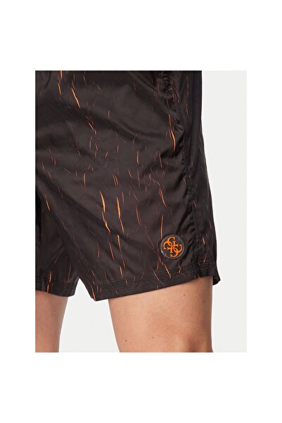Guess Șorturi de înot pentru bărbați F6GT18WN352 Negru