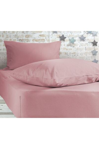 Nef Nef Homeware Nef Nef Τζέρσεϊ Εφαρμοστό Σεντόνι 100x200+30 Ροζ