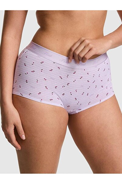PINK Logolu Pamuklu Boyshort Külot