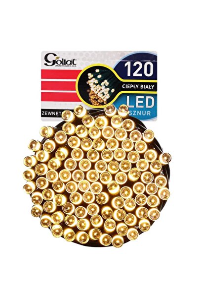 Goliat Lumini de brad 120 LED, de interior, alb cald