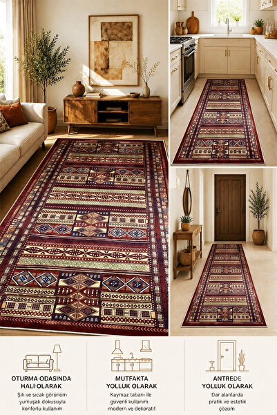 aymira home سجادة مطبوعة رقميًا للفصول الأربعة، مضادة للانزلاق، قابلة للغسل، ...