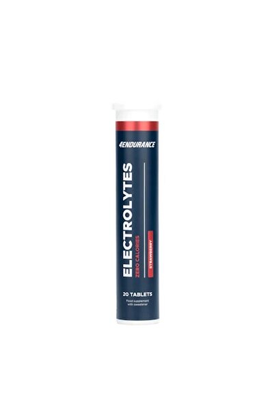 4Endurance Pro Băutură cu electroliți, tablete efervescente, Căpșuni, 0 calor...