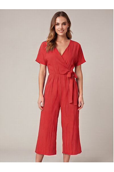 gökçesu Women's Summer Jumpsuit Dress
