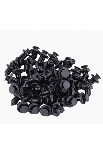 Choice 50 pieces a set 50 Pcs Black ABS Plastic Expansion Rivet Nut Buckle Cl...