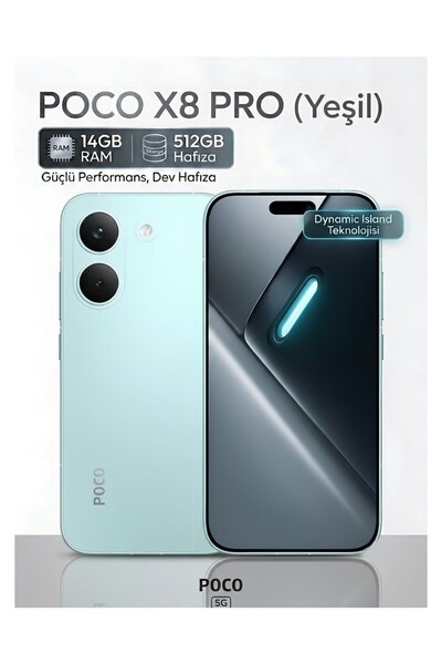 POCO X8 Pro 512 GB 14 GB Ram Beyaz