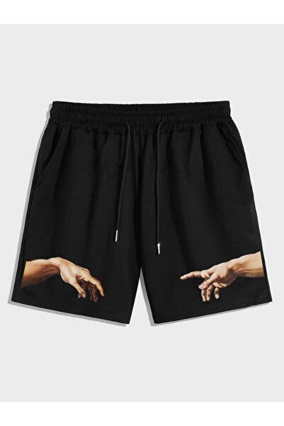 bellanova Pantaloni scurți de vară unisex, supradimensionați, cu croială conf...