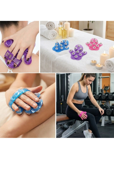 mucit home 9 Bilyeli Vücut Masaj Eldiveni – Boyun, Bacak, Kalça ve Vücut Bakı...
