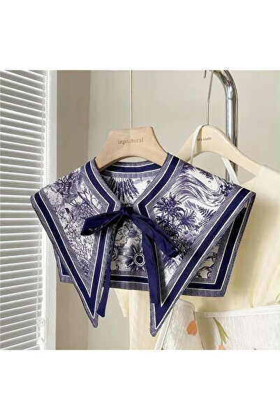 EMAYS DESIGN Patterned Tie-Down Scarf Collar |   Removable Shoulder Shawl |  ...