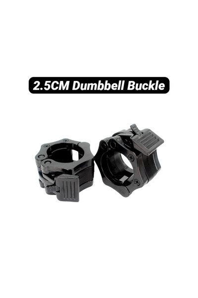 choice2 Black (2PCS) 25MM Barbell Collars Quick Release Clamps Weight Bar Cli...
