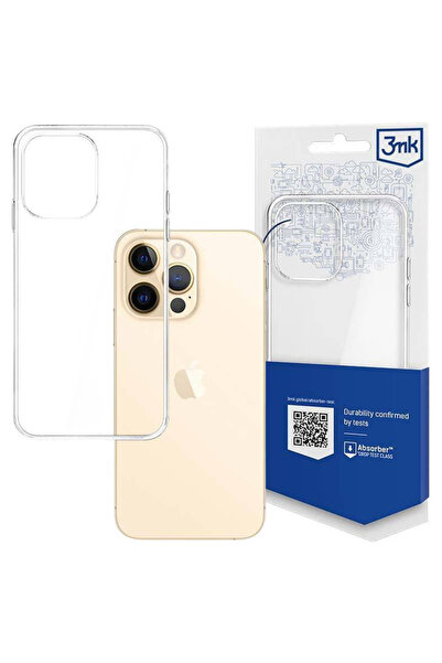3MK Husă transparentă pentru iPhone 13 Pro, cu protecție și rezistență la zgâ...