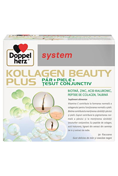 doppel herz Kollagen (Colagen) Beauty Plus System pentru Par si Piele cu Biot...