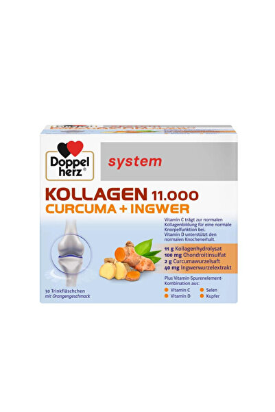 doppel herz Kollagen (Colagen) 11000 Curcuma si Ghimbir 30 monodoze
