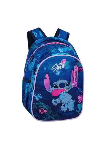 Cool Pack Ghiozdan cu 2 compartimente si lumini LED, Coolpack, Disney Stitch