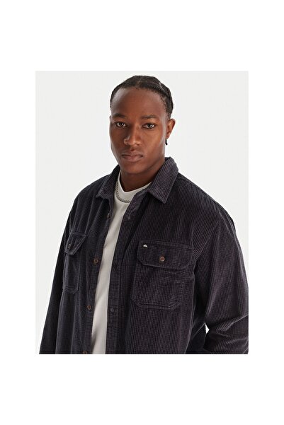 Quiksilver Ανδρικό πουκάμισο EQYWT04646-KSH0 Ναυτικό μπλε