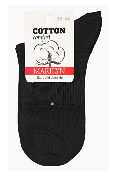 Marilyn Șosete de damă, Clasic din bumbac, cu dungi, din bumbac, cu manșetă e...