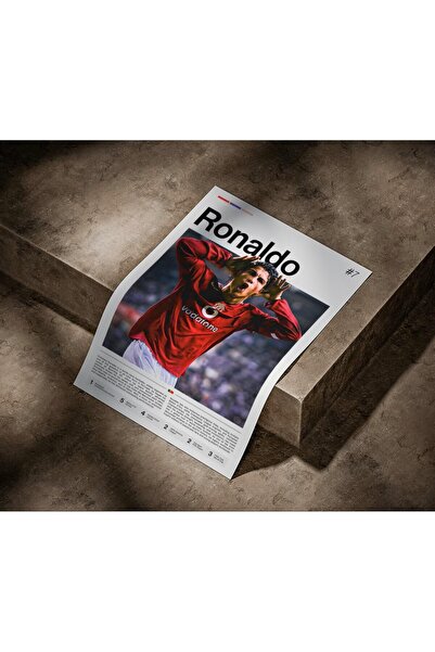 HOME MODE 44 cm Cristiano Ronaldo CR7 Manchester United Poster | Vodafone Red...