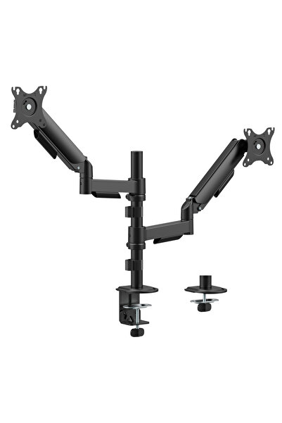 POWERTECH βάση γραφείου για 2x οθόνες PT-1628, 17-32", έως 9kg