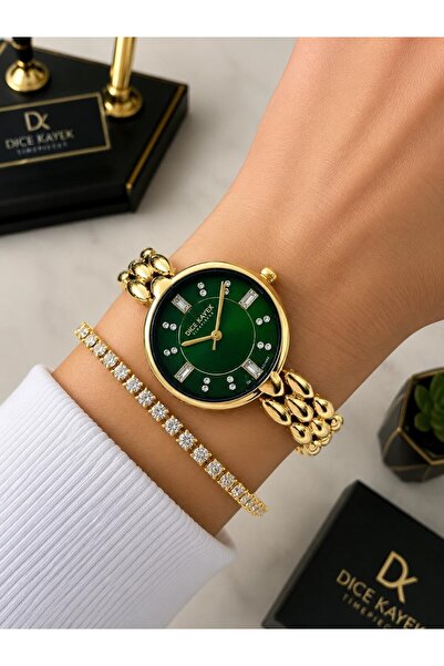 Dice Kayek 2 Year Warranty Steel Case and Cord 5 Atm Water Resistant Women Wr...