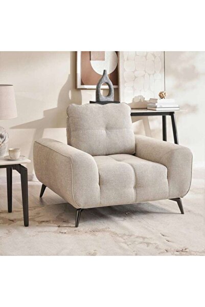 PAN HOME REEDO SINGLE SEATER SOFA - BEIGE
