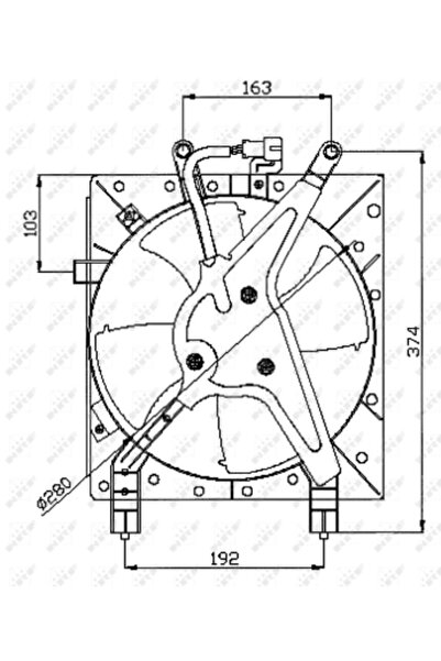 NRF Ventilator Radiator HONDA CIVIC 7