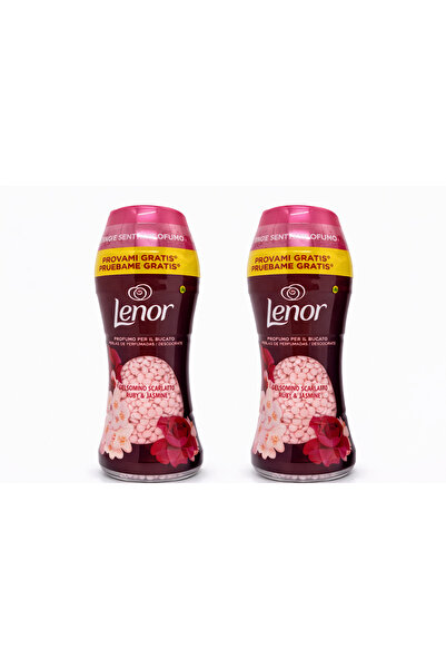 lenor Gelsomino Scarlatto Ruby & Jasmine Çamaşır Parfüm Boncuğu 195 g X 2 Adet
