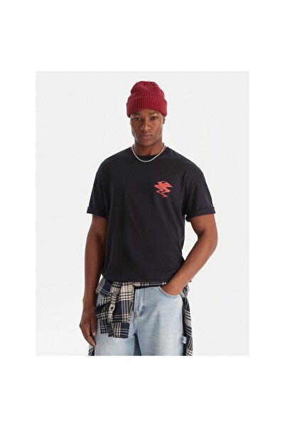 Quiksilver Ανδρικό T-shirt EQYZT08200-KVJ0 Μαύρο