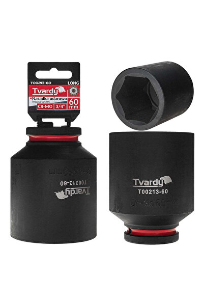 Tvardy Cheie tubulară de impact 3/4 ", 60 mm, Cr-Mo, T 00213-60