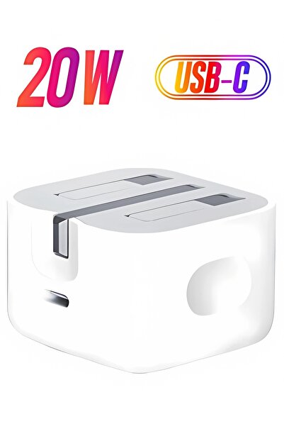 Generic 20W Type-C Power Adapter for iPhone White