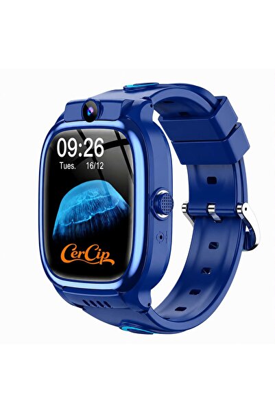 CerCip Smartwatch pentru copii, Y88, cartelă SIM 4G, baterie de 48 de ore, ur...