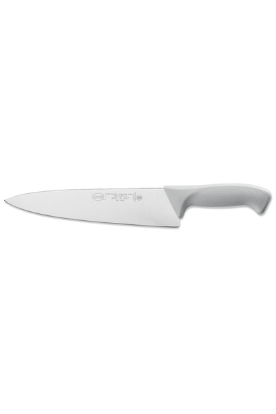 Sanelli Cuțit de bucătar 312225.B, mâner alb, lamă rigidă, 25cm, Skin, profes...