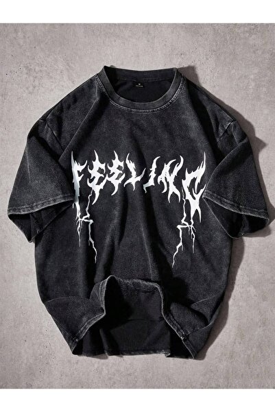 classy moda Unisex πολύχρωμο μπλουζάκι με στάμπα Oversize Streetwear Άνετη εφ...