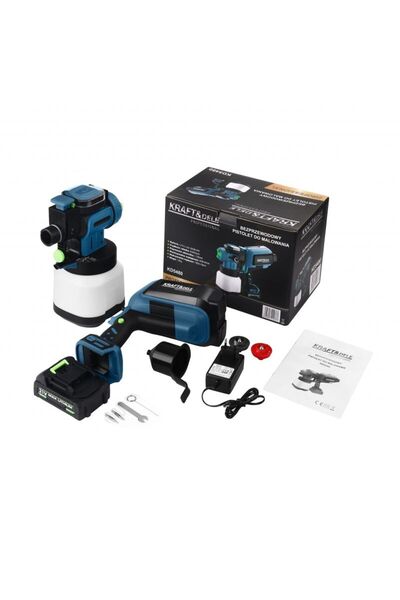 Kraft&dele Pistol de vopsit fără fir, 21 V, 2500 mAh, KD 5480