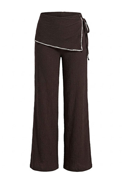 Noa&Noa Sequined Skirt Trousers Bitter Brown