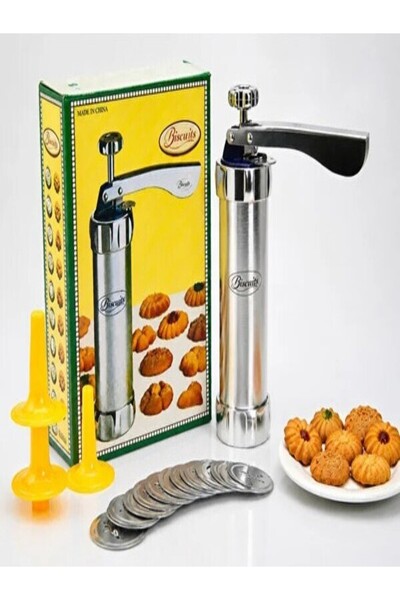 Twinkle Mart Cookie Press Tool, (with 10 Disc and 4 Nozzles) DIY Cookie Press...