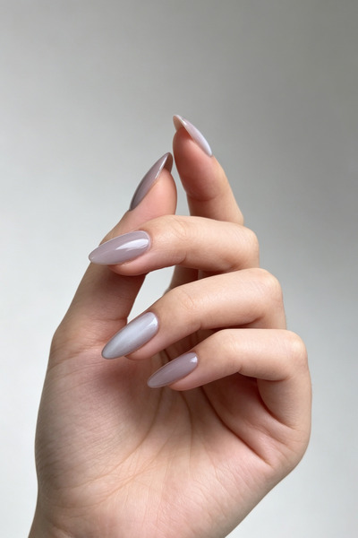 Easy Beauty Kedi Gözü Takma Tırnak Kısa MY07 MEDIUM Badem Takma Tırnak 10 Ade...