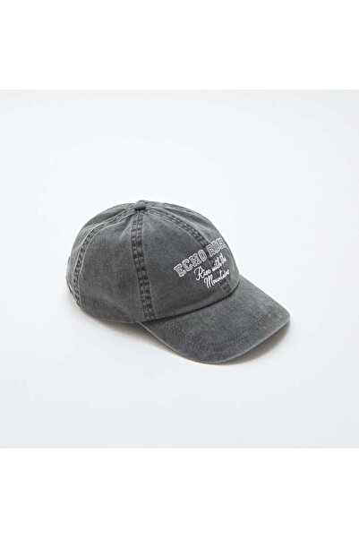 KIABI Cotton baseball cap BLACK